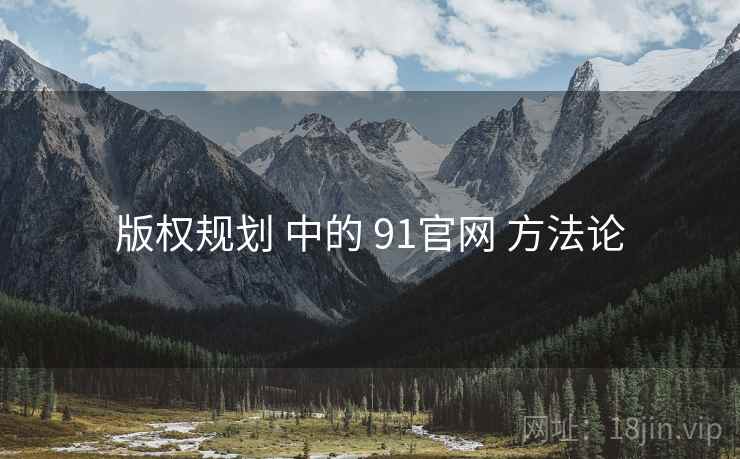 版权规划 中的 91官网 方法论